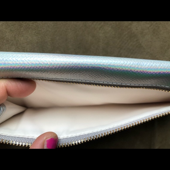 Ultra Rare Coach Iridescent Hologram Holographic Wallet EUC - Picture 8 of 11